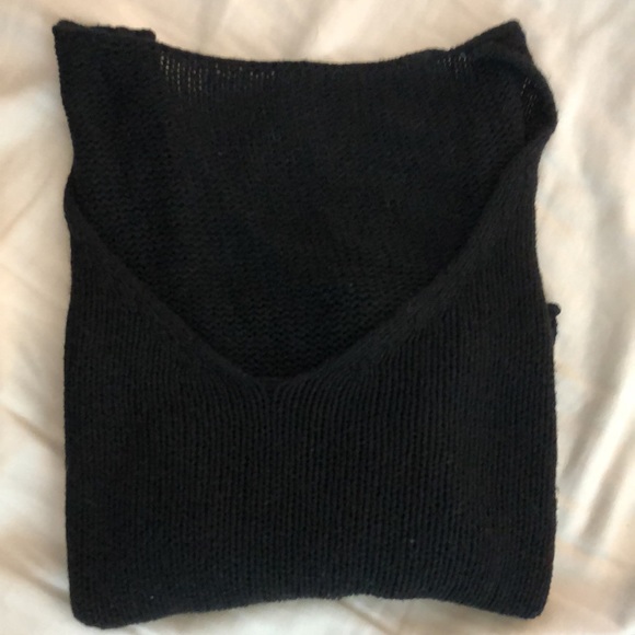 Brandy Melville black knit tank top - Picture 2 of 2